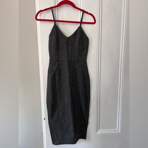 H&M Charcoal Midi Dress
